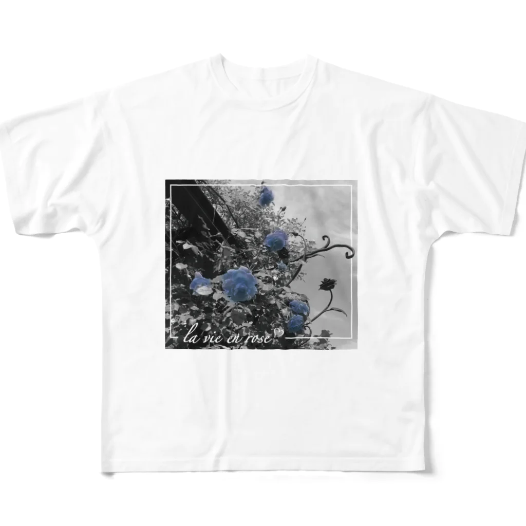 rose_queryのLa Vie en rose Ⅰ All-Over Print T-Shirt