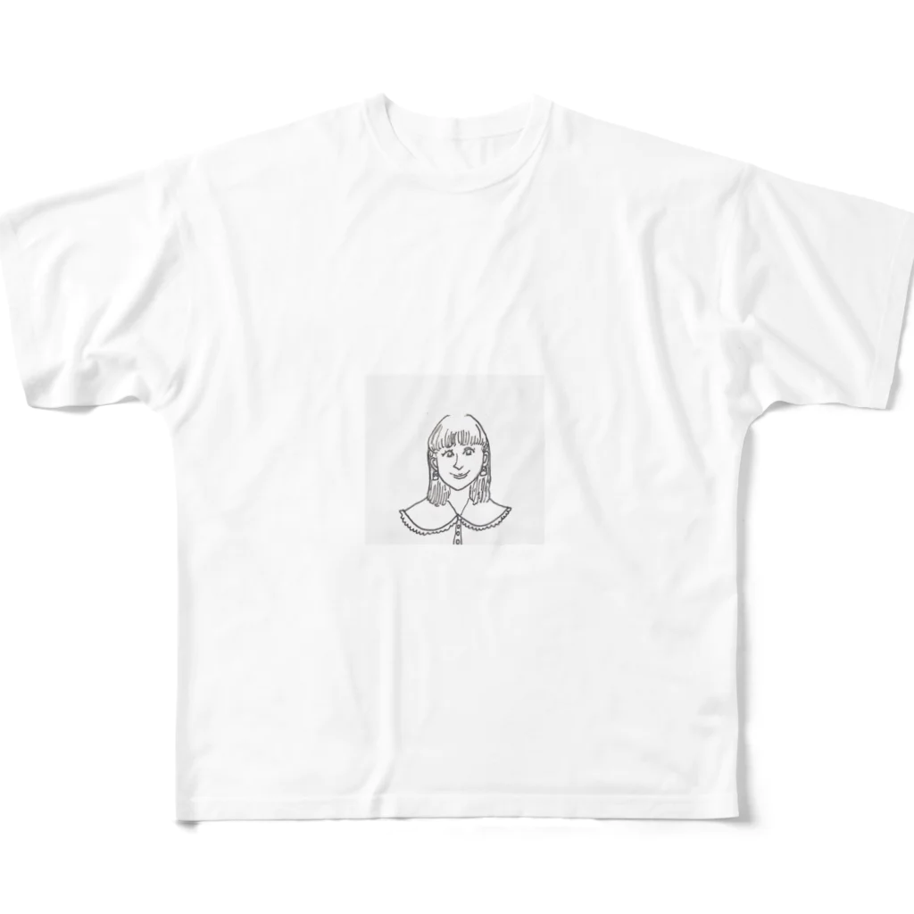 KAZURIのレディ フルグラフィックTシャツ