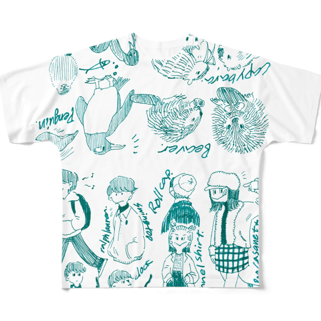 3325sammyのおりゃ〜 All-Over Print T-Shirt