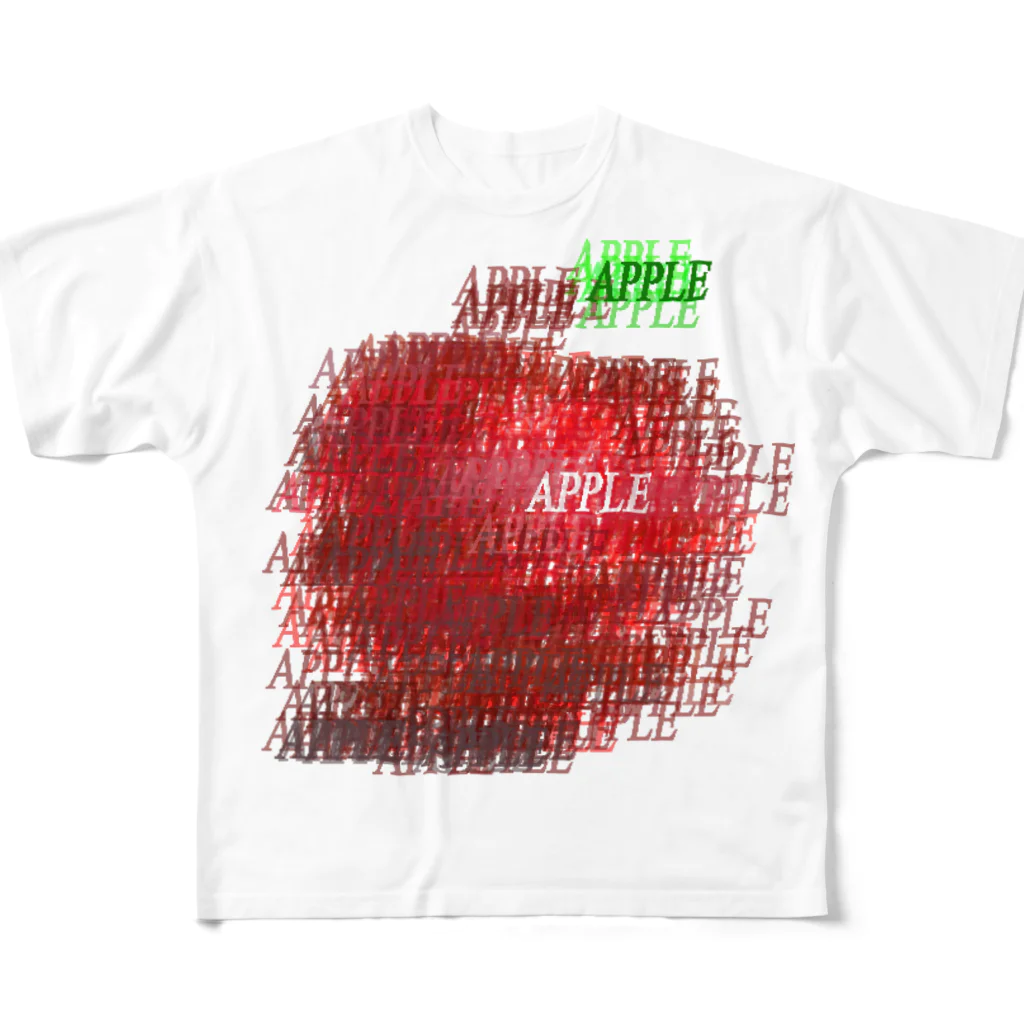 シルヴィア・紫の夜明け【SylviaPurpleDawn】のAPPLE All-Over Print T-Shirt