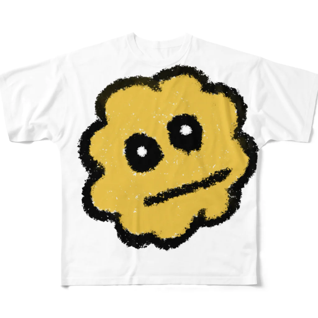 ちるるの黄色いモニョモニョ フルグラフィックTシャツ