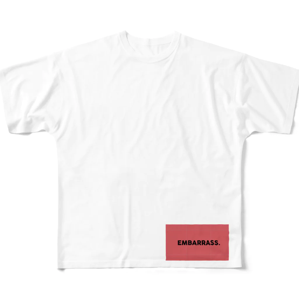 EMBARRASSMENT.のEMBARRASSMENT フルグラフィックTシャツ