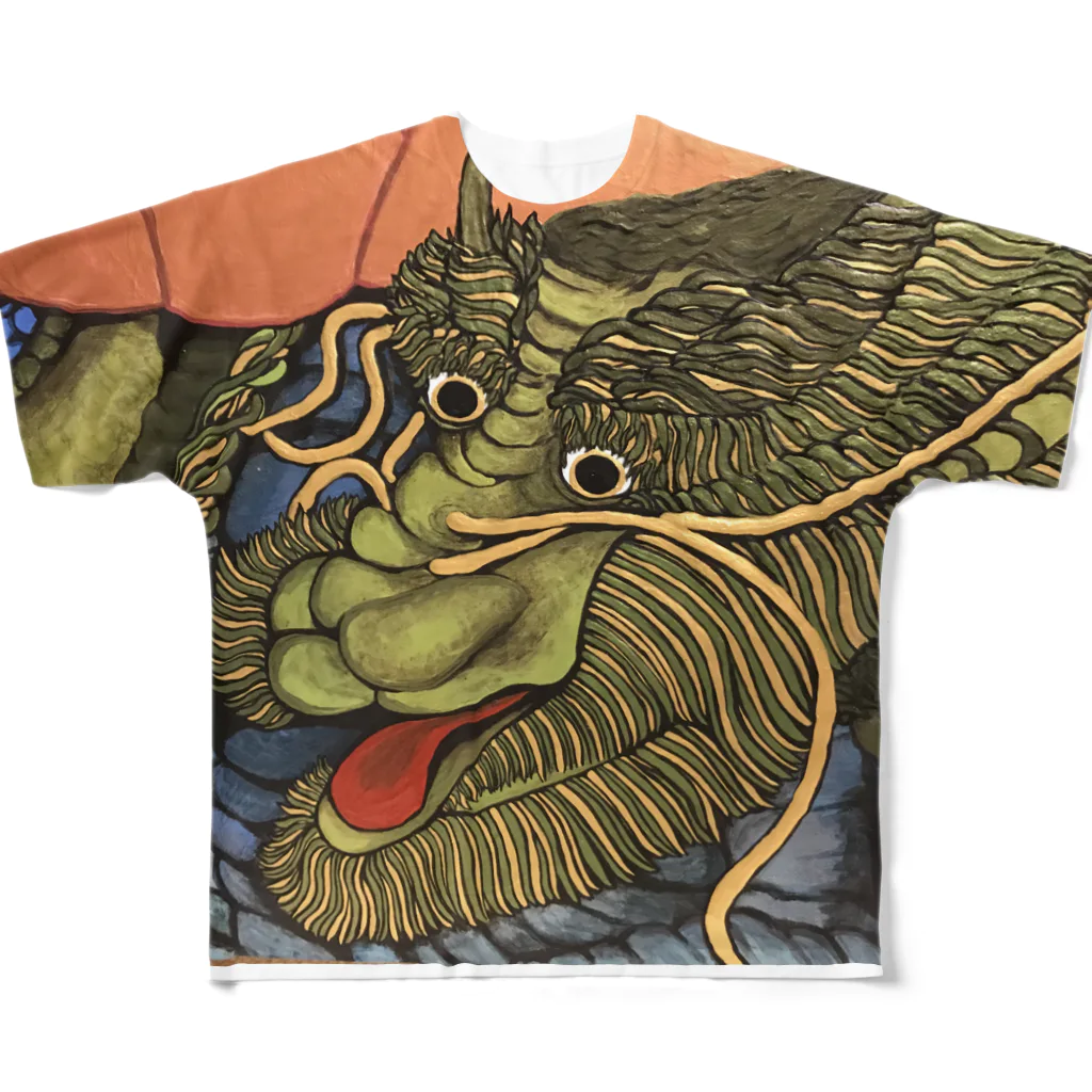 BABIBUBE_Buddhaの喜龍 All-Over Print T-Shirt