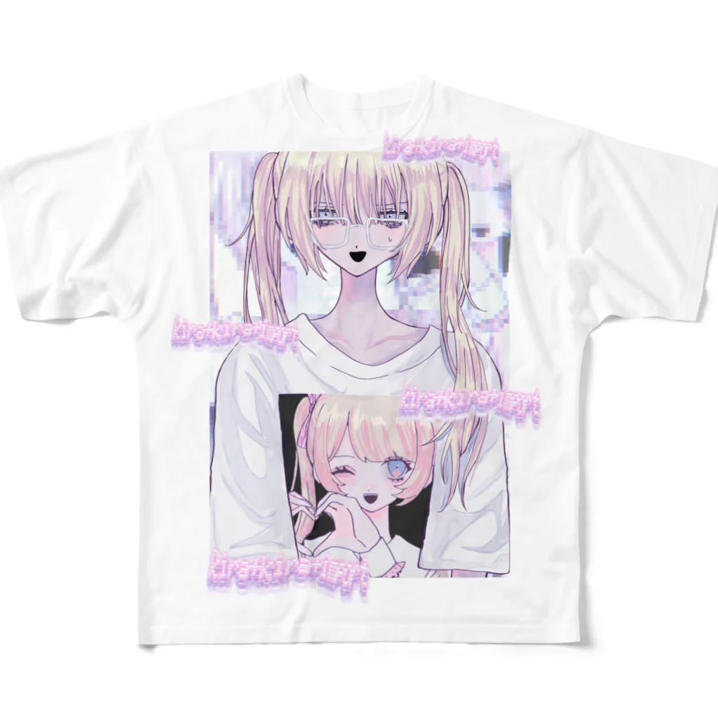 𝕸♥𝕰のきらきら いんぽ〜と フルグラフィックTシャツ