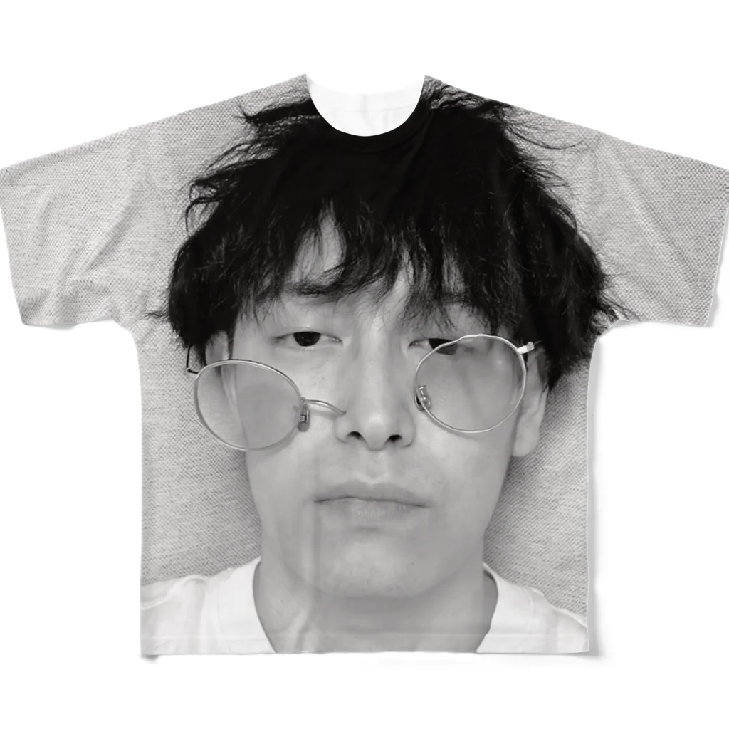 さのみきひとショップのBroken glasses フルグラフィックTシャツ