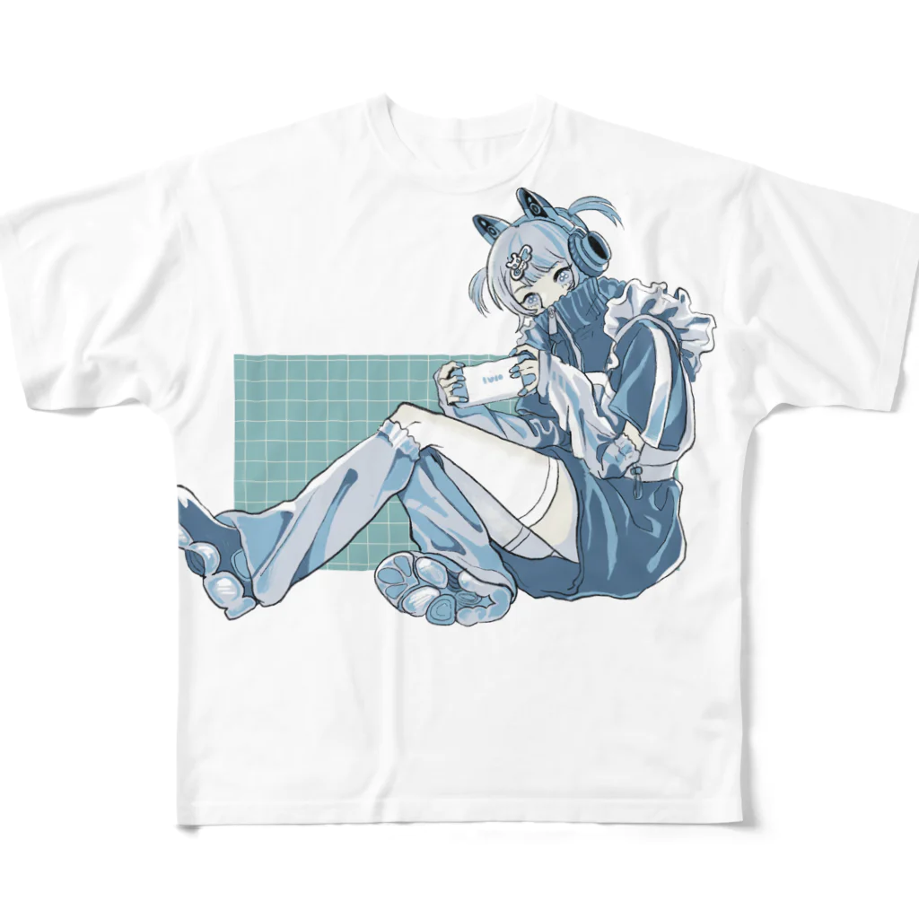 sasakamabokoのれいわちゃん All-Over Print T-Shirt