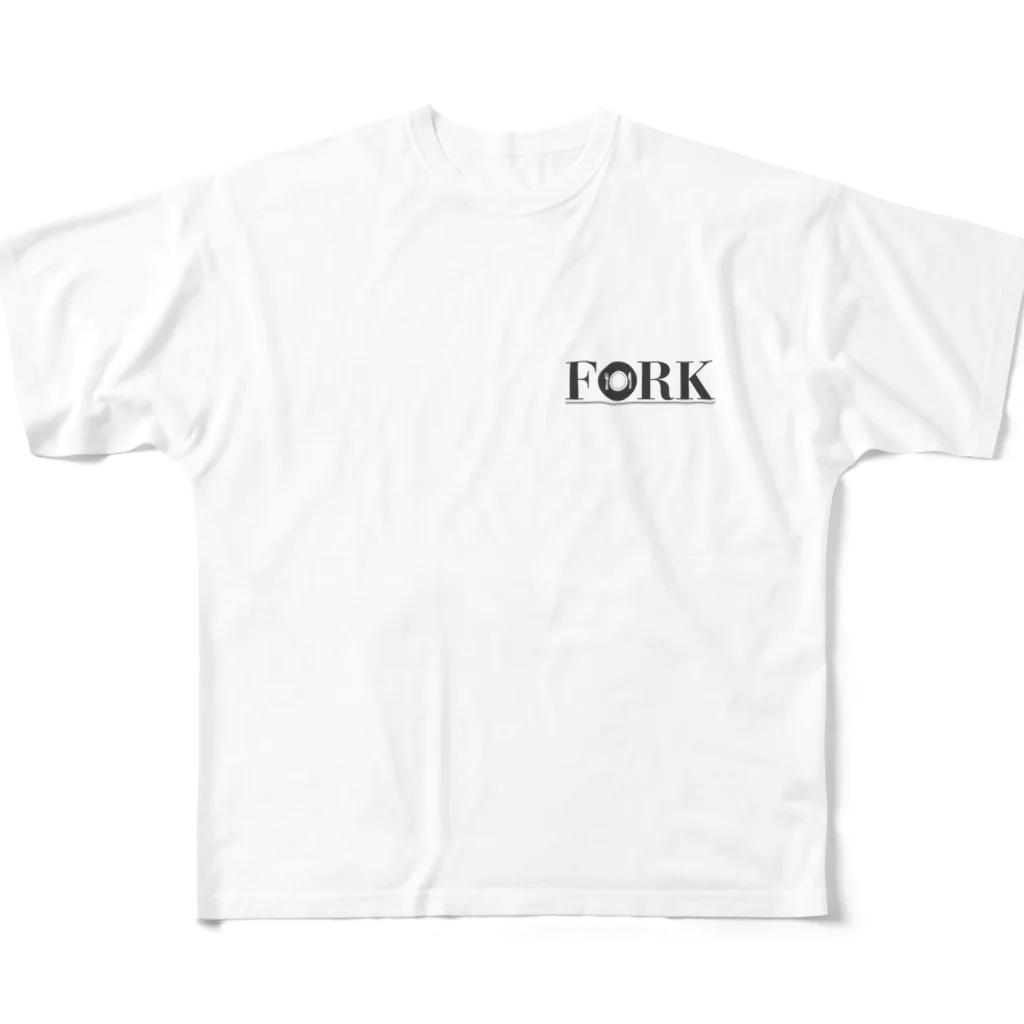 shadingcafe102のFORK All-Over Print T-Shirt