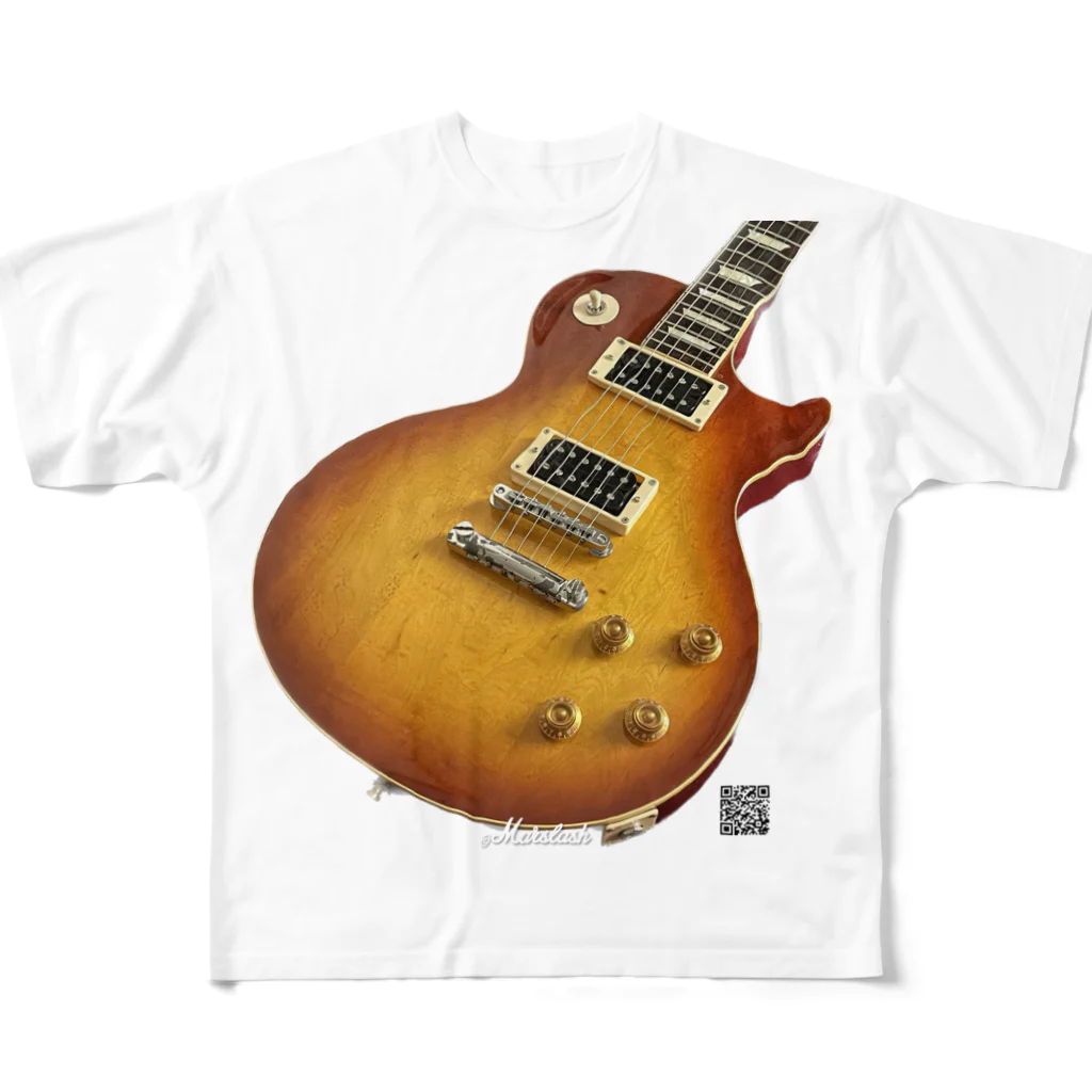 Marslash StoreのLes Paul 3piece Top Series フルグラフィックTシャツ