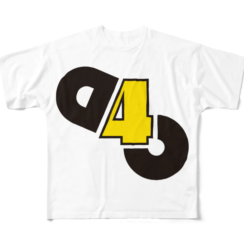 D4Cのロゴ All-Over Print T-Shirt