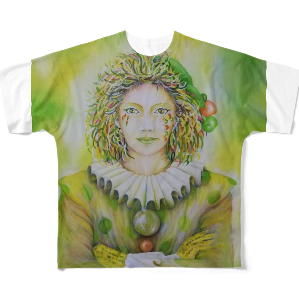 Happy Circusのハッピークラウン1 All-Over Print T-Shirt