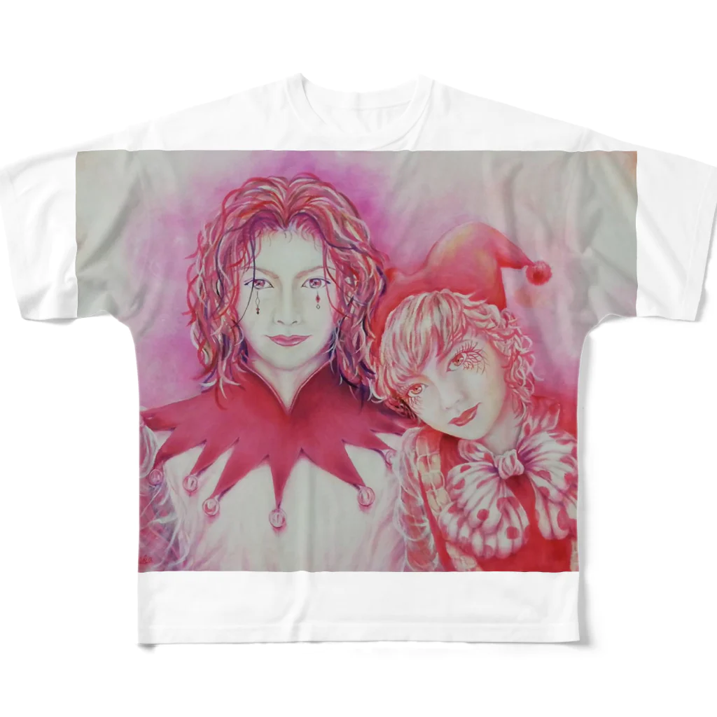 Happy Circusのハッピークラウン5 All-Over Print T-Shirt