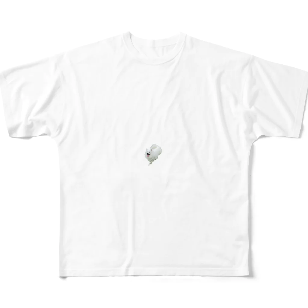 marospitzのしろいぬ All-Over Print T-Shirt