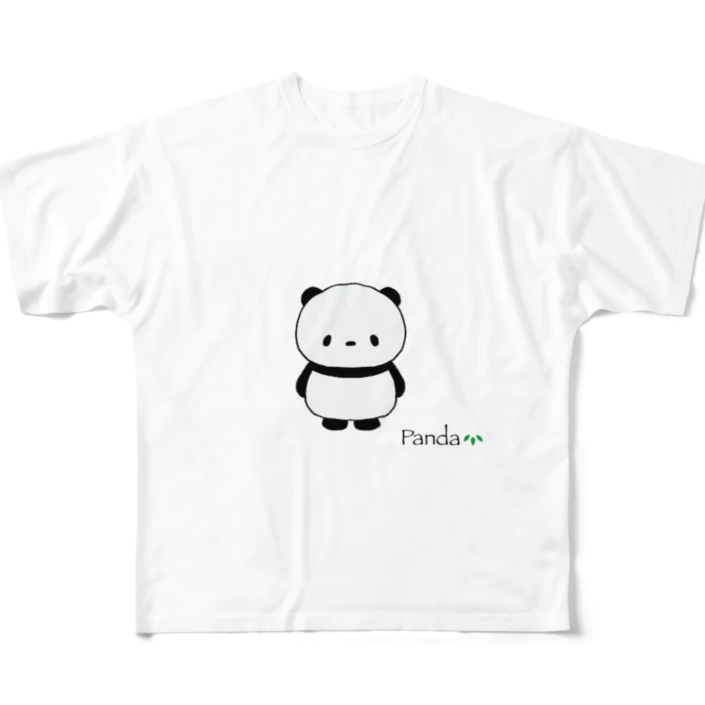 ゆきいろデザインのpanda All-Over Print T-Shirt