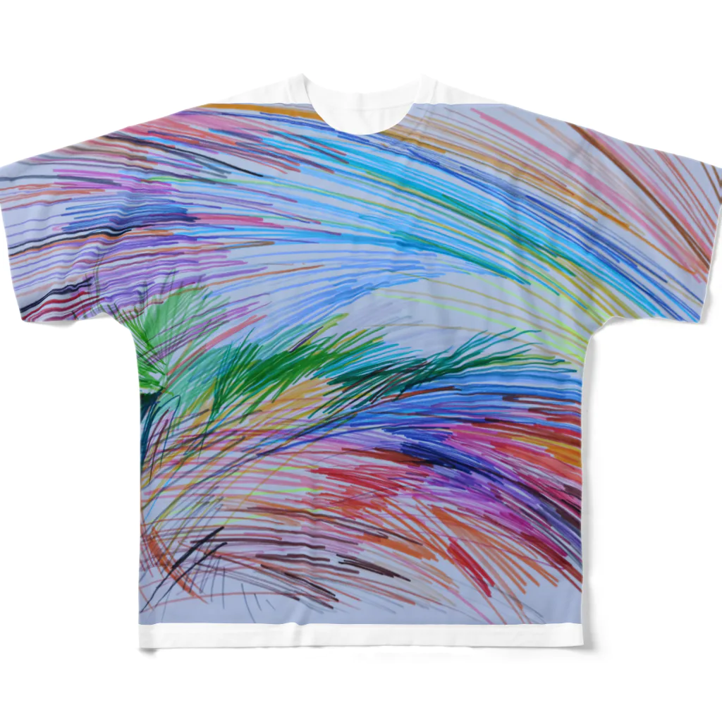 DanaAlnafouri88のColors All-Over Print T-Shirt