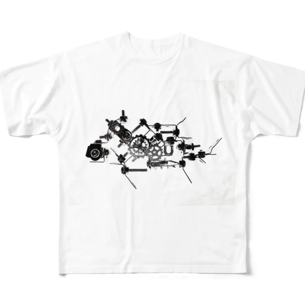 FIX-RAYのmetalfish フルグラフィックTシャツ