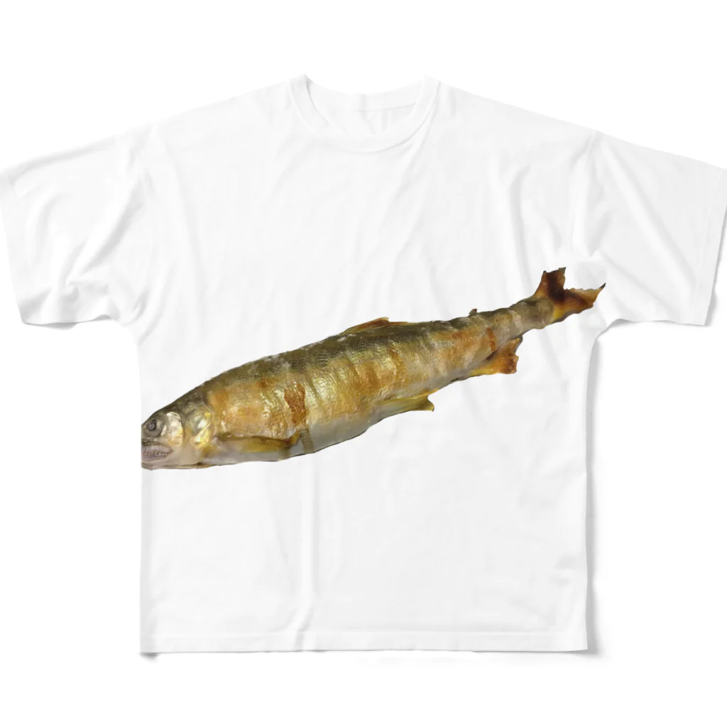 p53NMRの長良川の鮎 フルグラフィックTシャツ