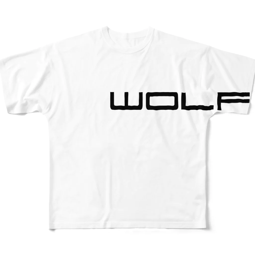 野球さんのwolfポルT All-Over Print T-Shirt