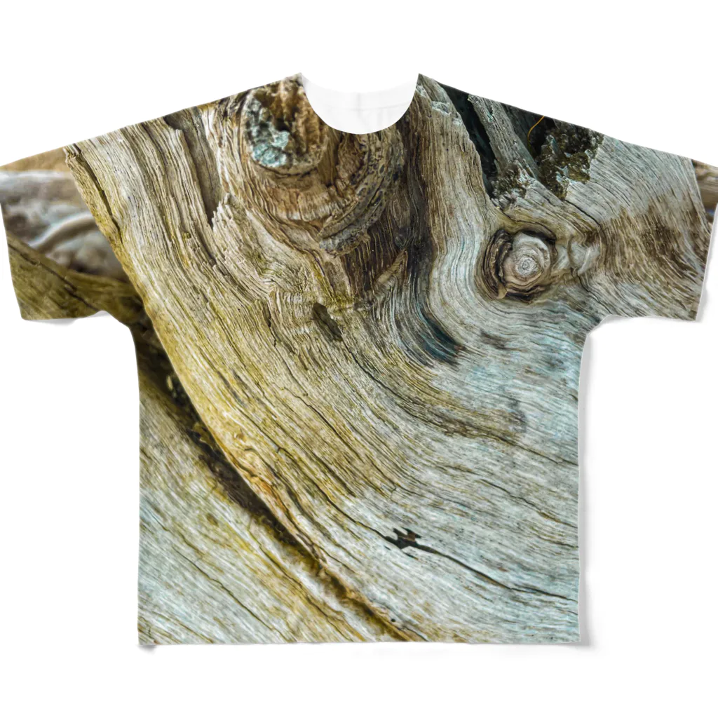 suparnaの流木のキオク フルグラフィックTシャツ