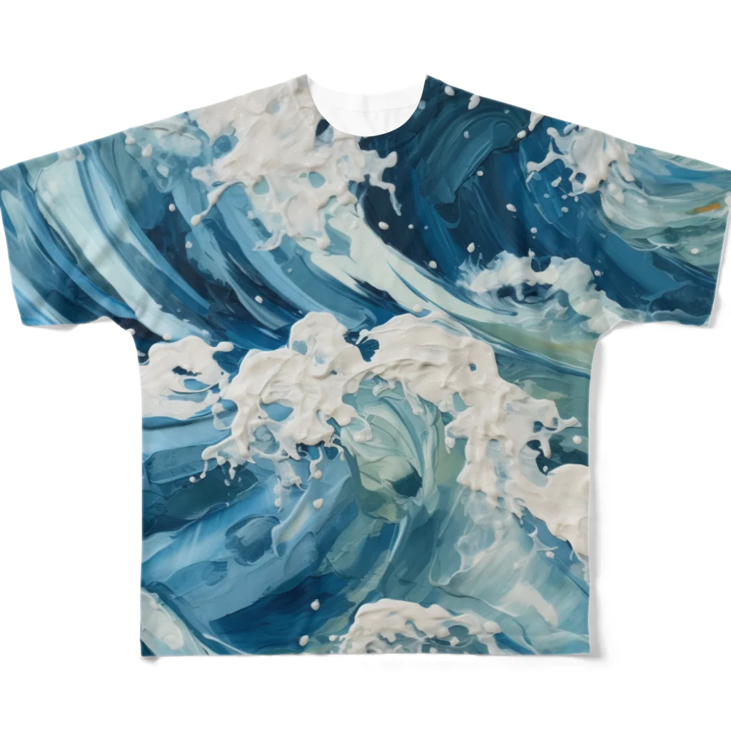 オポの🎨【Hokusai】🎨 フルグラフィックTシャツ