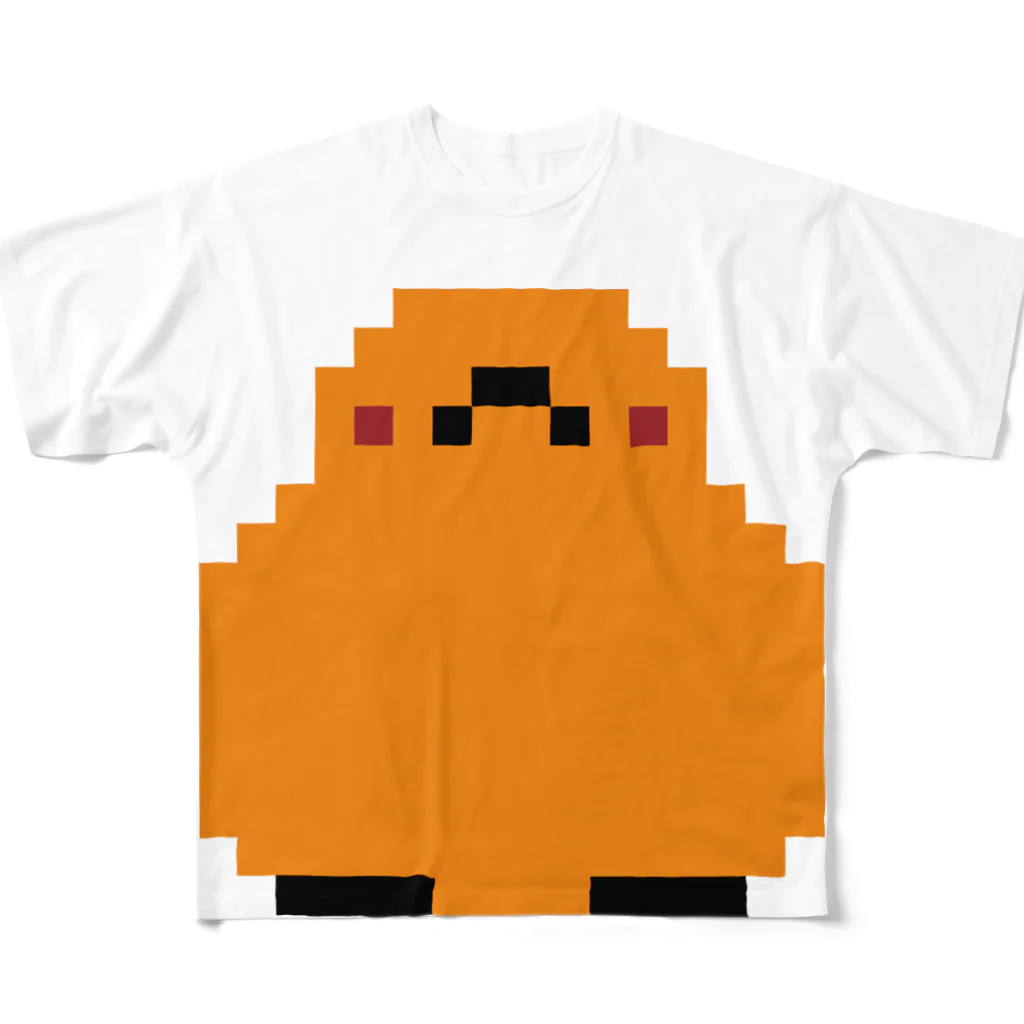 ヤママユ(ヤママユ・ペンギイナ)の16bit Little King フルグラフィックTシャツ