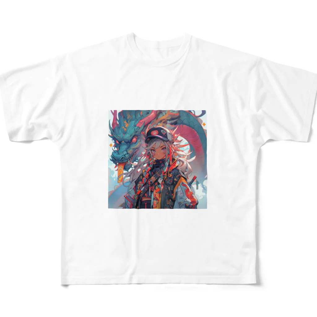 ヤマトナデシコの大和撫子 All-Over Print T-Shirt