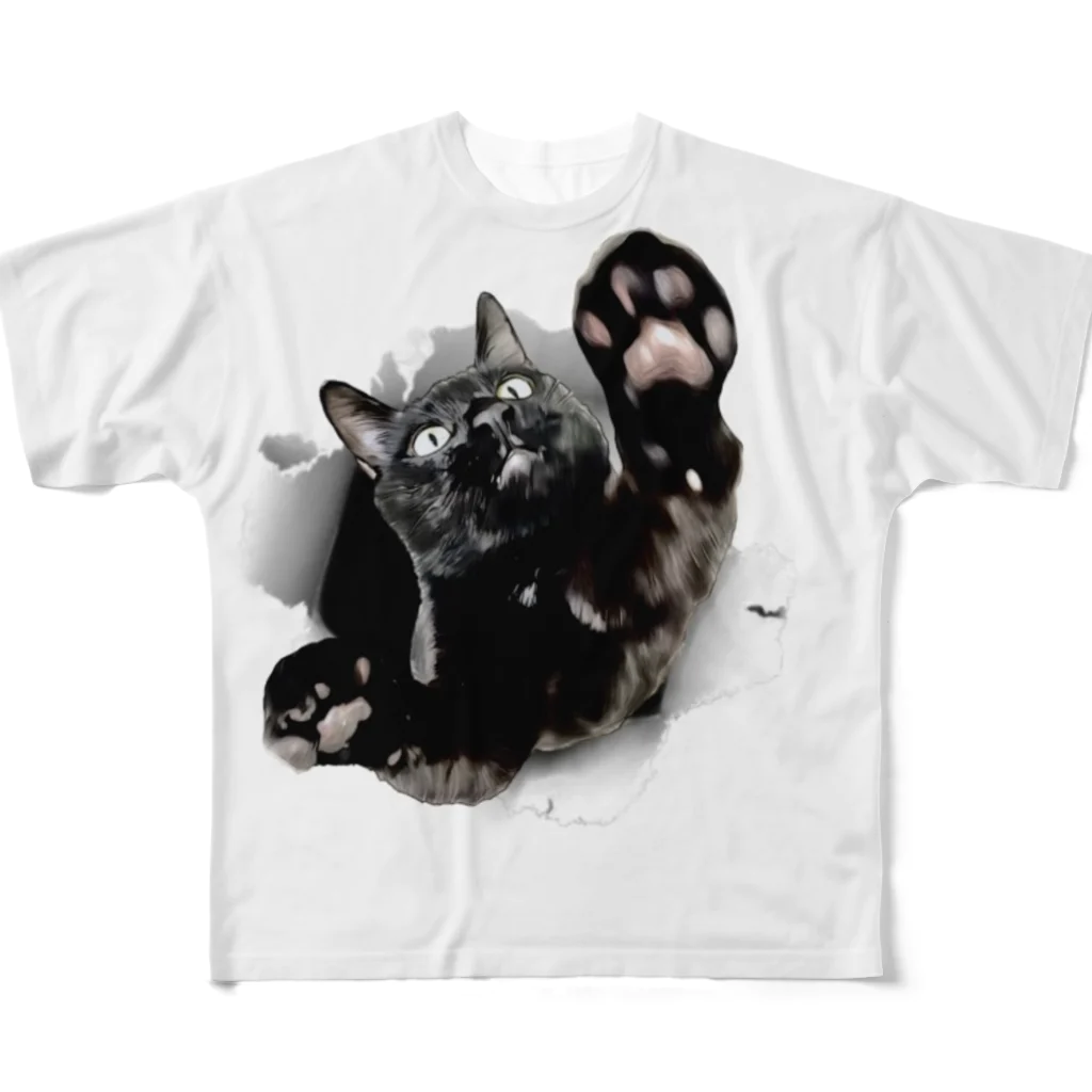 なかたです。のとびだせ、さんかく君 All-Over Print T-Shirt