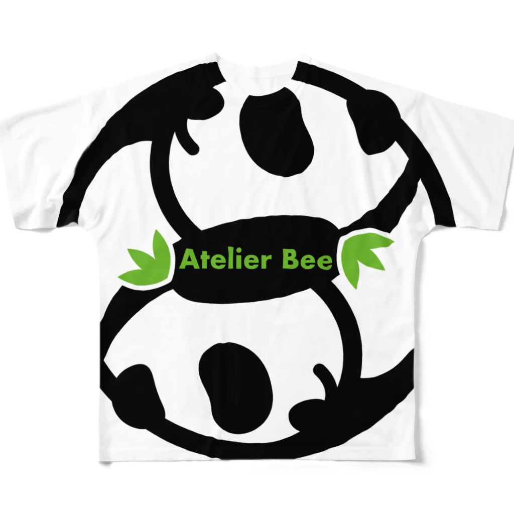 原田専門家のパ紋No.3525 Atelier Bee　 All-Over Print T-Shirt