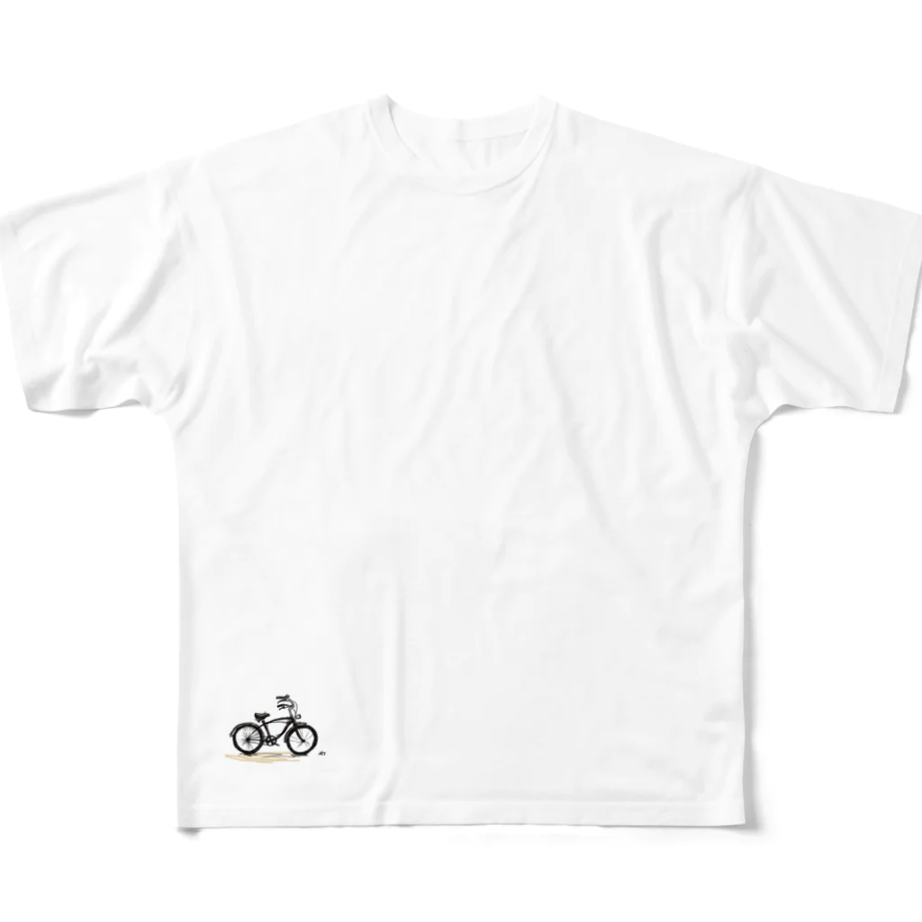 Gallery 大夢のミニビーチクルーザー All-Over Print T-Shirt