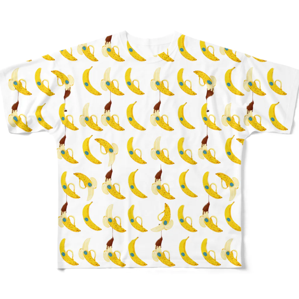 mii mii⭐️吉井みいのCHOCO BANANAS フルグラフィックTシャツ