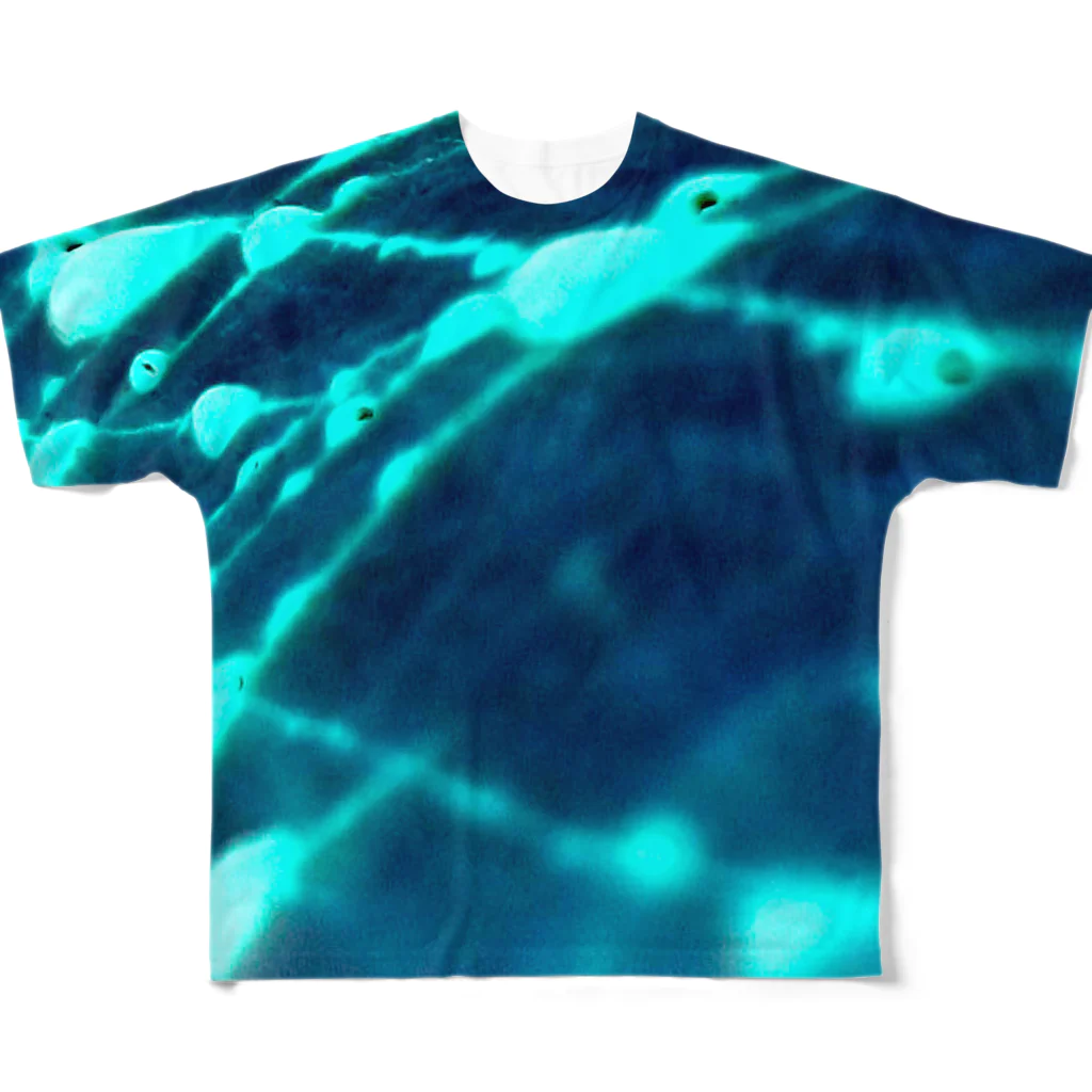 自傷銀河 | self-harm galaxyのBlood Arc Galaxy 血の弧銀河 (ACG3268) All-Over Print T-Shirt