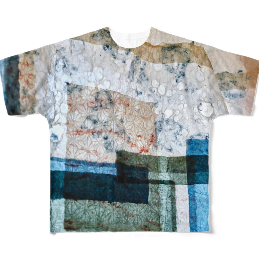 Warabi  Paper CompanyのKaze All-Over Print T-Shirt