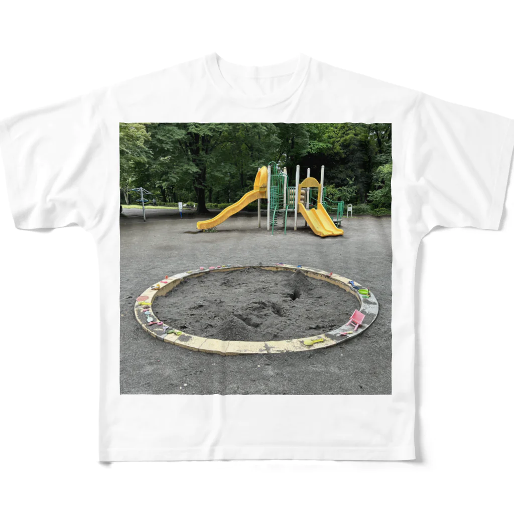 感謝野郎の神隠し（公園） All-Over Print T-Shirt