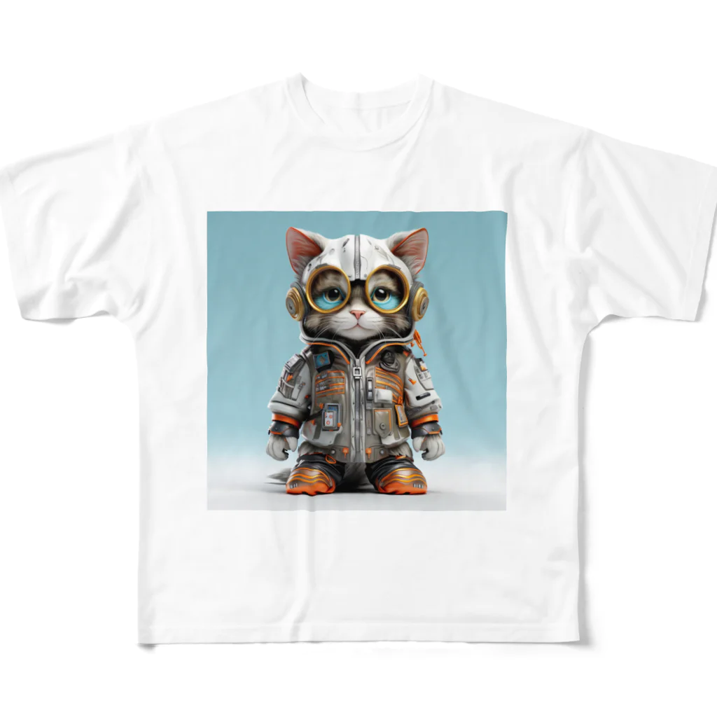 GreAの猫 All-Over Print T-Shirt