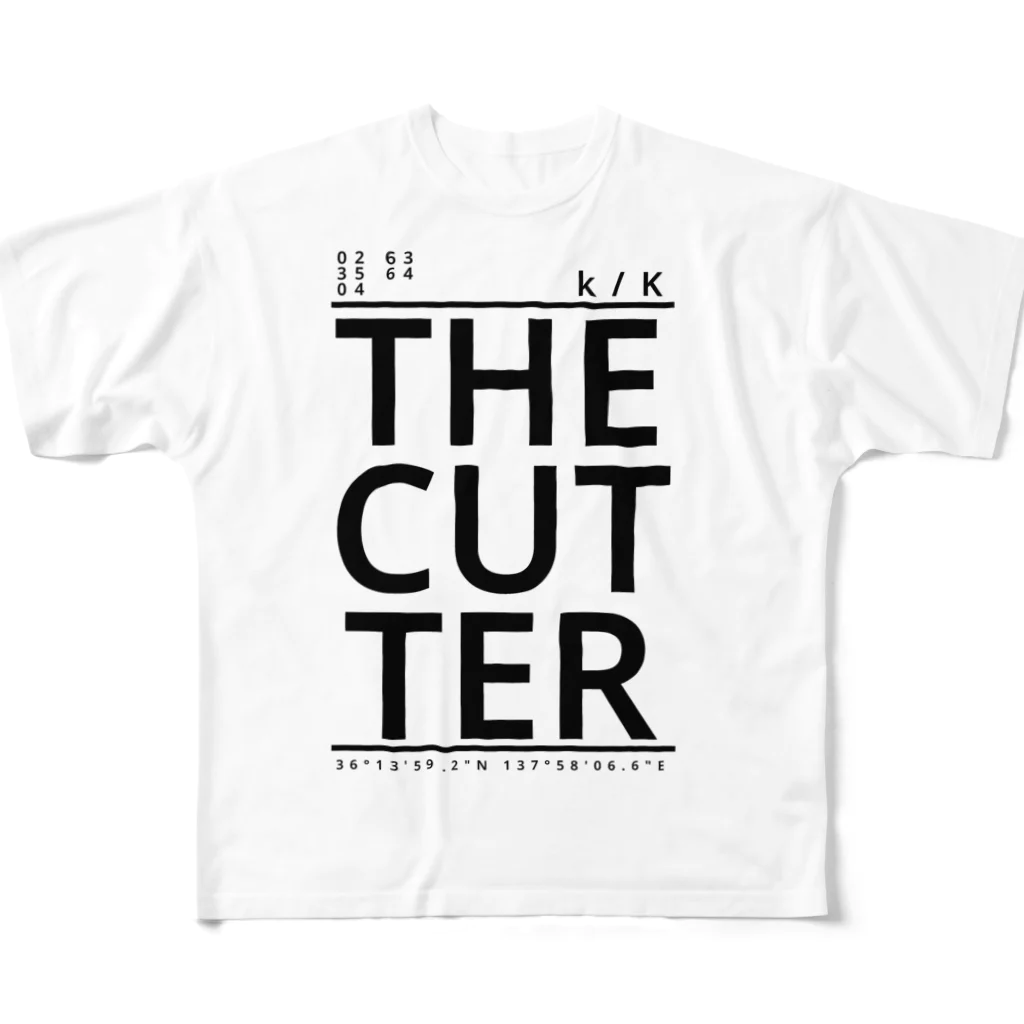 a bitch called 841.のカッター Ｖｅｒ．２．０ フルグラフィックTシャツ