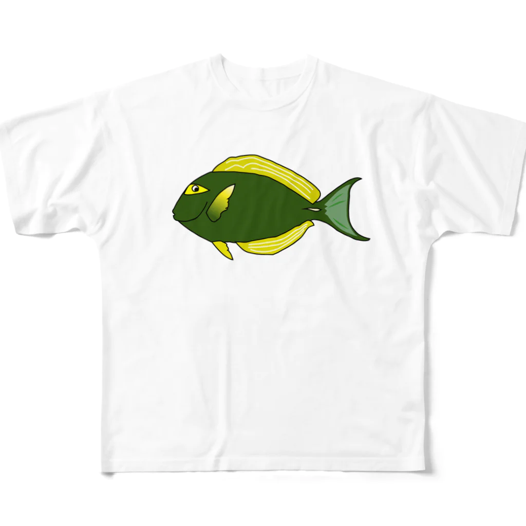 awaty-heartyの沖縄の魚 フルグラフィックTシャツ