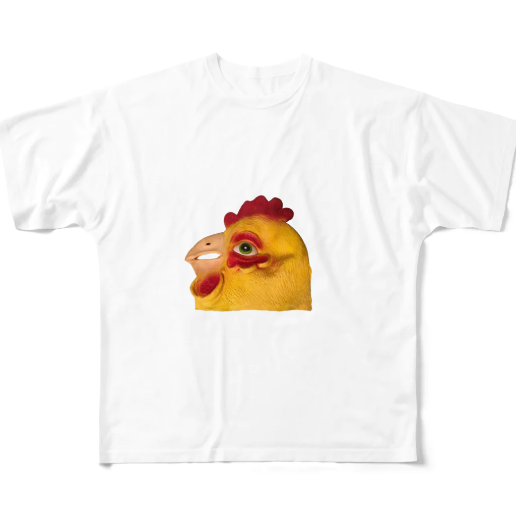 とっしー 噂音トシの鶏 Chikin フルグラフィックTシャツ