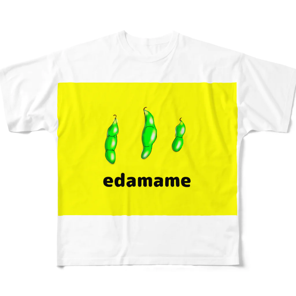 みあちゃのEDAMAME 陰影ver. フルグラフィックTシャツ