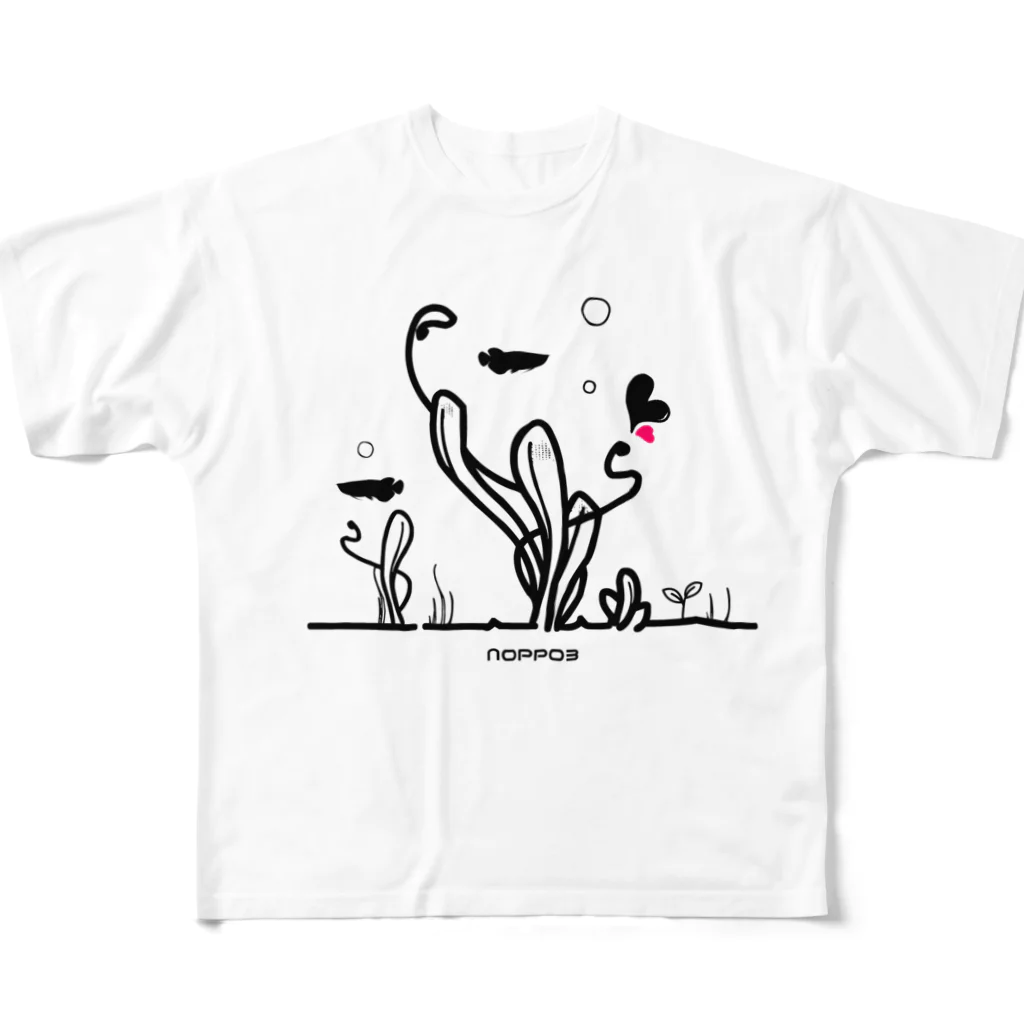 【NOPPO3】のNOPPO3オリジナルグッズ フルグラフィックTシャツ