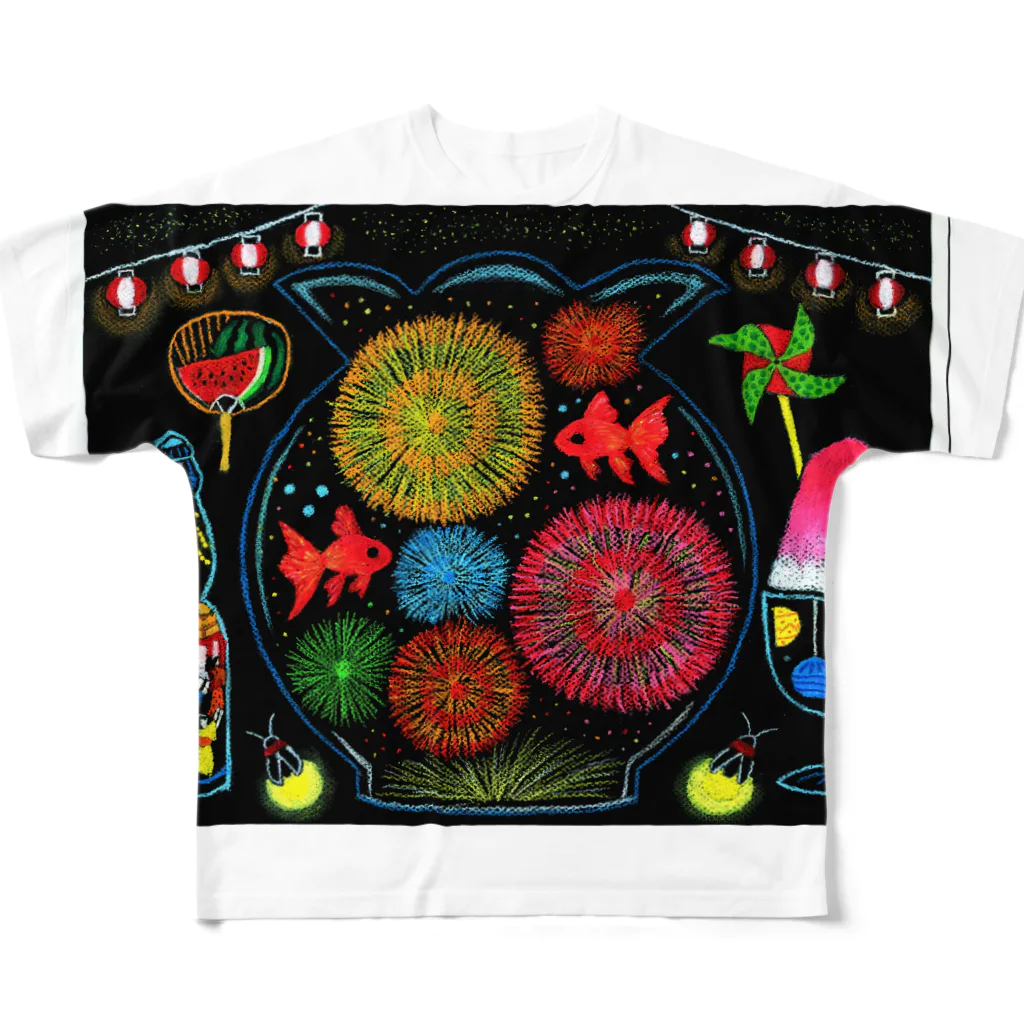 tamtamlandのずっと忘れない夏祭り All-Over Print T-Shirt