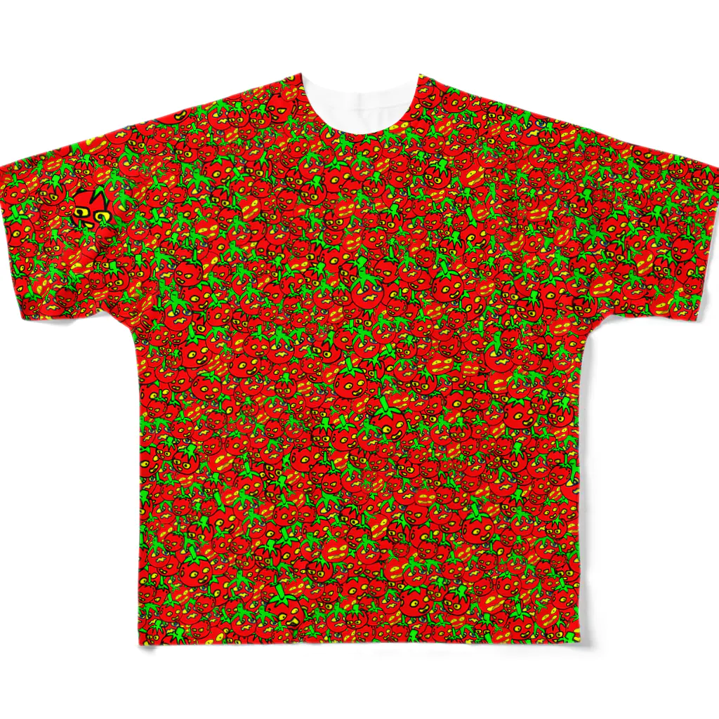 tomatoのtomato -SUPER TOMATISM- フルグラフィックTシャツ