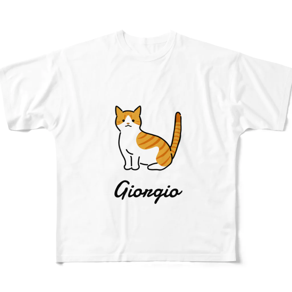 うちのこメーカーのGiorgio フルグラフィックTシャツ