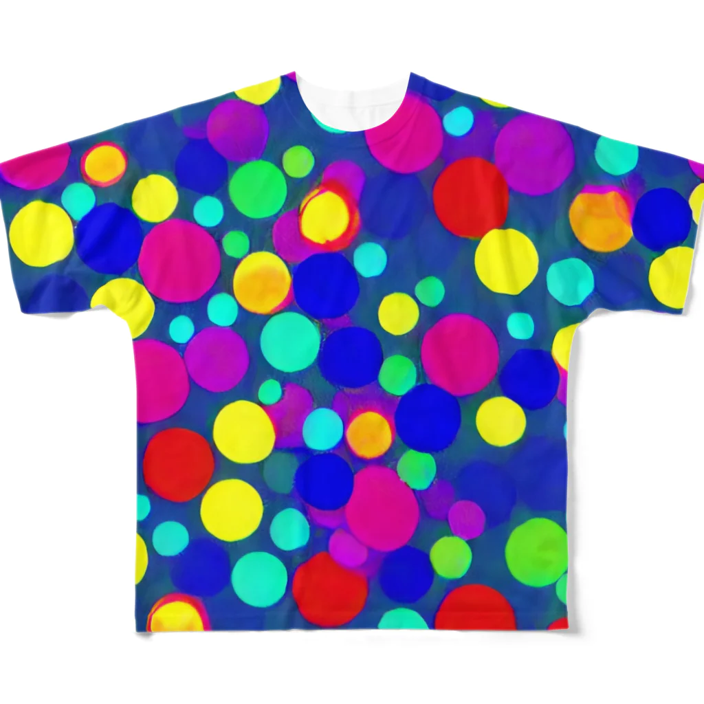 月見うどんのKHAOS All-Over Print T-Shirt