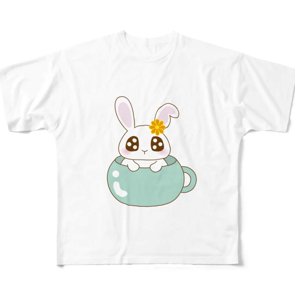 COCOROのマグカップうさぴょん フルグラフィックTシャツ