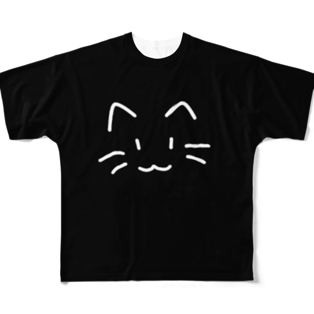 ken_ikedaのねこのみっちゃ All-Over Print T-Shirt