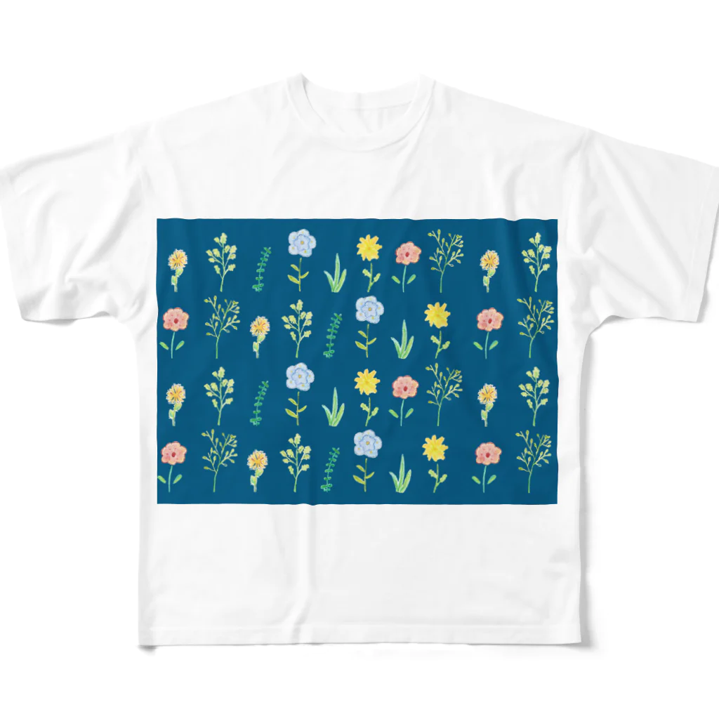 タマネギ工房のお花畑 All-Over Print T-Shirt