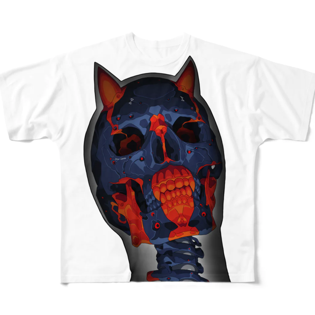 REDTAILの強化骨格9：Enhanced skeleton9 フルグラフィックTシャツ