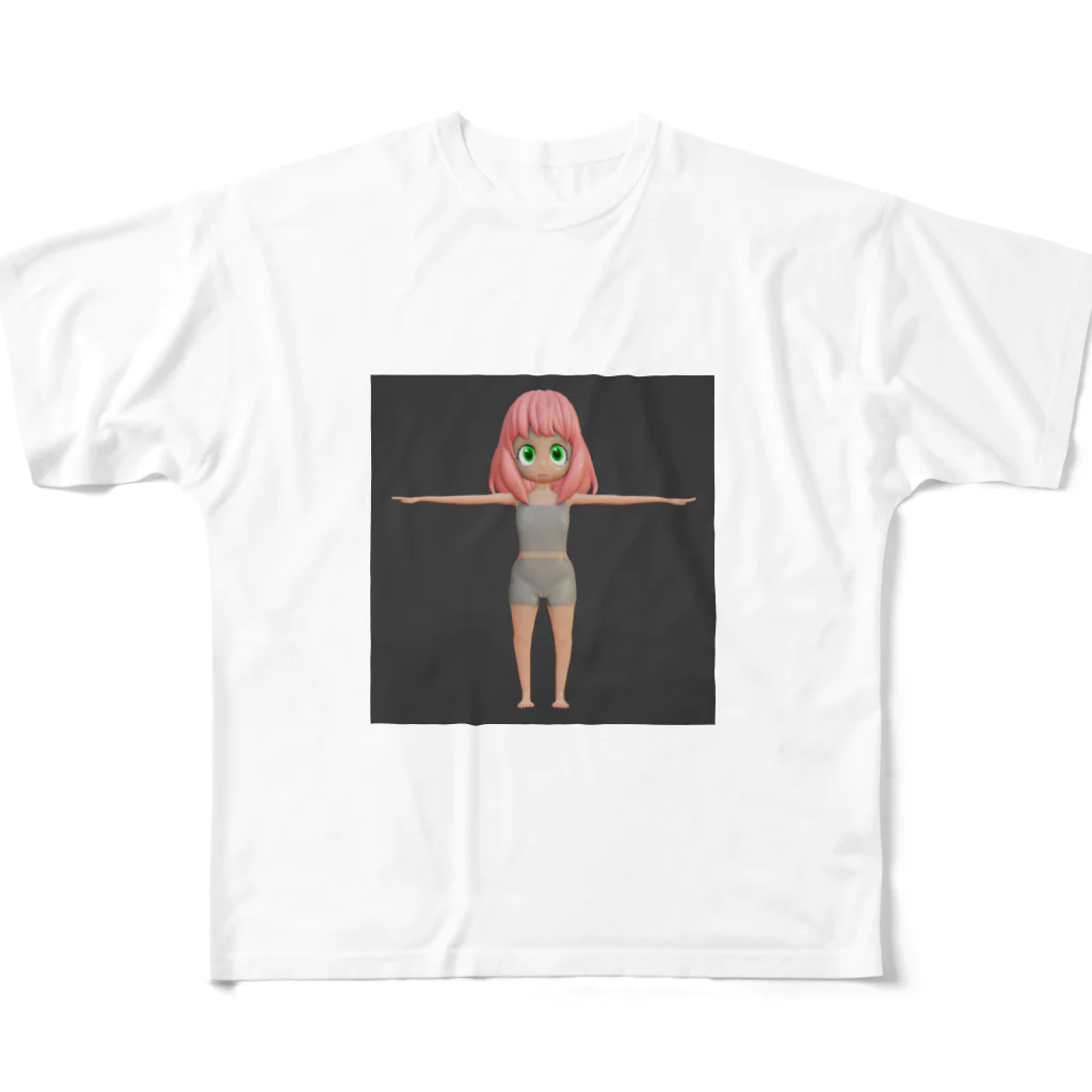 まなんのてすとちゃん All-Over Print T-Shirt