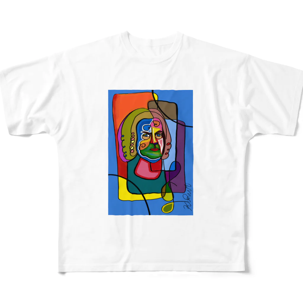 KurumiArtのイモーショナル・バッハ All-Over Print T-Shirt