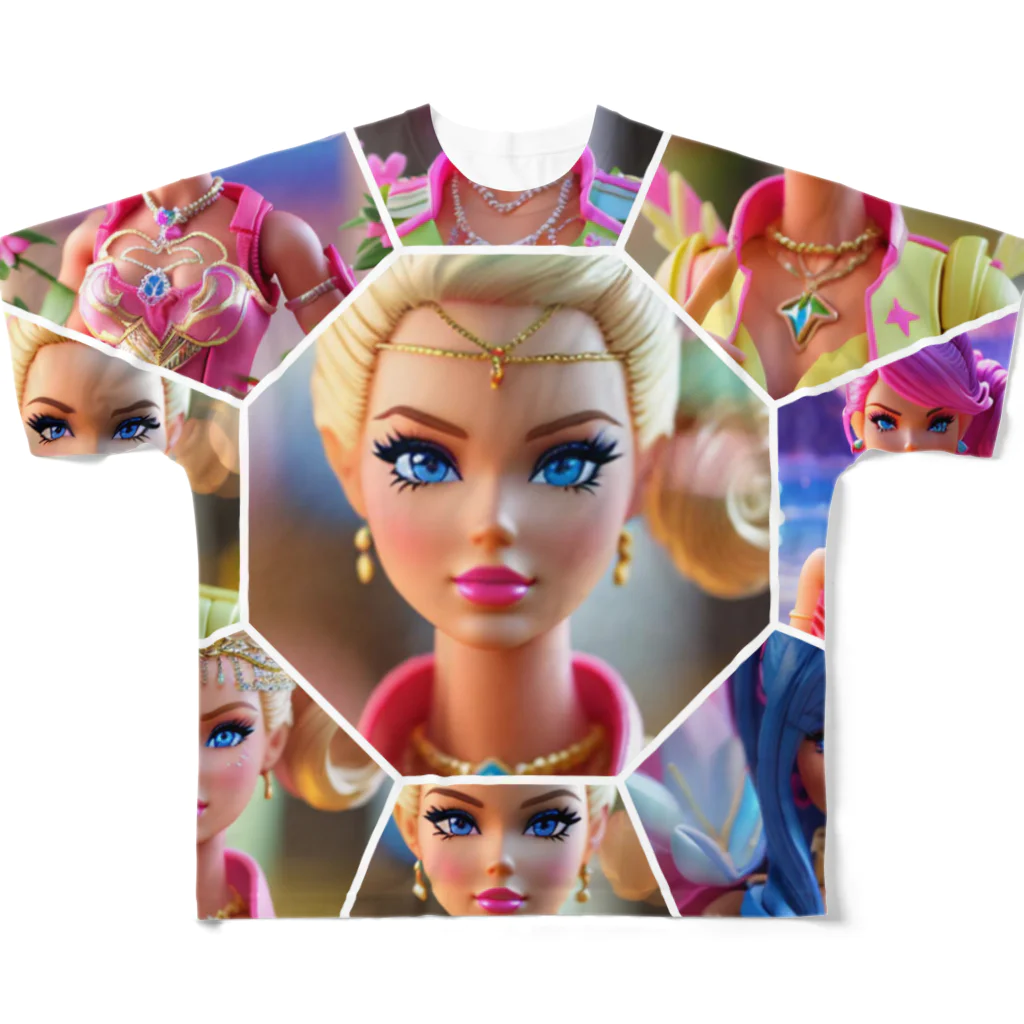 💖宇宙整体♪🌈♪こころからだチャンネル♪💖のuniversal princess 成長の道 All-Over Print T-Shirt