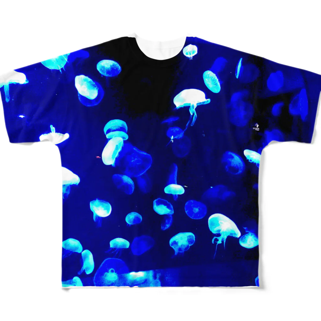 クソ雑魚陰キャパパの海月 All-Over Print T-Shirt